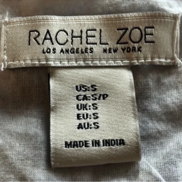 Rachel Zoe NWT floral v neck sleeveless cotton maxi dress cottagecore size small - Picture 11 of 12